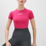 GUESS ALINE CROP TOP ECO S ΜΠΛΟΥΖΑ ΓΥΝΑΙΚΕΙΟ