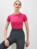 GUESS ALINE CROP TOP ECO S ΜΠΛΟΥΖΑ ΓΥΝΑΙΚΕΙΟ