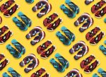 HAVAIANAS TOP MARVEL LOGOMANIA BEIGE - Image 5