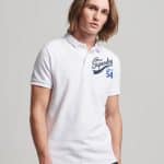 SUPERDRY D2 OVIN APPLIQUE CLASSIC FIT POLO ΜΠΛΟΥΖΑ ΑΝΔΡΙΚΟ