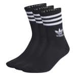 ADIDAS CREW SOCK  3STR     BLACK