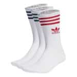 ADIDAS CREW SOCK  3STR     WHITE/NINDIG