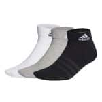 ADIDAS T SPW ANK 3P        MGREYH/WHITE/BLACK