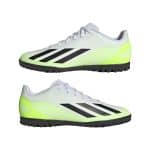 ADIDAS X CRAZYFAST.4 TF    FTWWHT/CBLACK/LUCLEM - Image 9