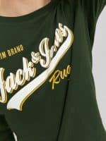 JACK  JONES JJELOGO TEE LS O-NECK 2 COL AW23 SN - Image 3