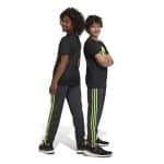 ADIDAS U TR-ES 3S PANT     CARBON/LUCLEM - Image 2