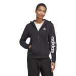 ADIDAS W LIN FT FZ HD      BLACK/WHITE
