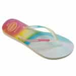 HAVAIANAS SLIM METALLIC RAINBOW BEIGE - Image 2
