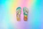 HAVAIANAS SLIM METALLIC RAINBOW BEIGE - Image 7