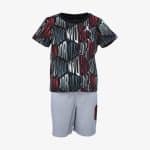 JORDAN JORDAN RAG BLOCK AOP SHORT SET