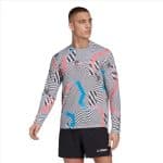 ADIDAS TX TRAIL LS GFX     WHITE/BLACK