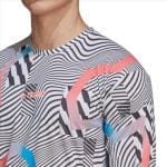 ADIDAS TX TRAIL LS GFX     WHITE/BLACK - Image 4