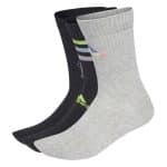 ADIDAS LU GRAPHIC SOCK     MULTCO/BLACK