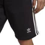 ADIDAS 3-STRIPE SHORT      BLACK - Image 3