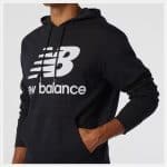 NEW BALANCE ESSENTIALS STACKED LOGO PO HOODIE - Image 4