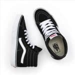 UA SK8-Hi Black/Black/Whi, 5.5, Medium - Image 4