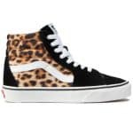 VANS UA SK8-Hi LEOPARD BLACK, 4.5, Medium
