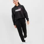 PUMA ESS Logo Cropped Hoodie G