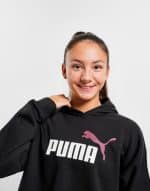 PUMA ESS Logo Cropped Hoodie G - Image 4