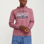 JACK  JONES JJELOGO SWEAT HOOD 2 COL 23/24 NOOS