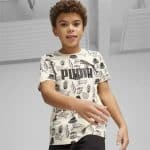 PUMA KIDS ESS+ MID 90s AOP Tee B
