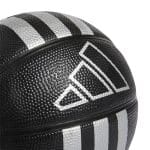 ADIDAS 3S Rubber Mini      BLACK/SILVMT - Image 3