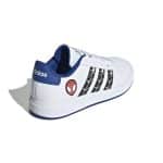 ADIDAS GRAND COURT SPIDER- FTWWHT/CBLACK/ROYBLU - Image 4