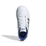 ADIDAS GRAND COURT SPIDER- FTWWHT/CBLACK/ROYBLU - Image 5