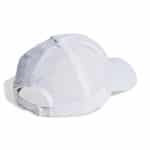 ADIDAS BBALLCAP LT EMB     WHITE/BLACK - Image 2