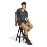 ADIDAS W AOP SHORT         GREFIV/CARBON/BLACK - Image 5