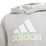 ADIDAS U BL 2 HOODIE       MGREYH/WHITE/SEGRSP - Image 3