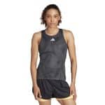 ADIDAS CLUB GRAPH TANK     CARBON/BLACK