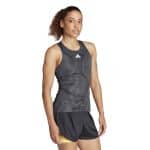 ADIDAS CLUB GRAPH TANK     CARBON/BLACK - Image 3