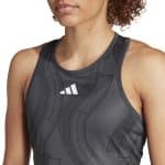 ADIDAS CLUB GRAPH TANK     CARBON/BLACK - Image 4