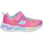 SKECHERS Gore  Strap Rainbow Foil Sneaker W/ Lighted Outsole