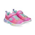 SKECHERS Gore  Strap Rainbow Foil Sneaker W/ Lighted Outsole - Image 2