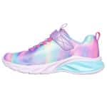 SKECHERS Bungee And Strap Sneaker W/ Multi Print  Sparkle Mesh Upper - Image 2