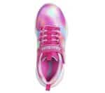 SKECHERS Bungee And Strap Sneaker W/ Multi Print  Sparkle Mesh Upper - Image 4