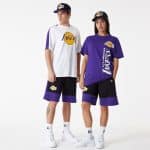 NEW ERA NBA COLOUR  BLOCK SHORT LOSLAK  BLKTRP - Image 7
