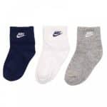 CORE FUTURA INFANT/TODDLER ANKLE NO SLIP 3PK