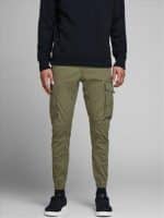 JACKJONES JPSTPAUL JJFLAKE CARGO OLIVE NIGHT NOOS