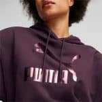 PUMA CLASSICS Shiny Logo Hoodie S TR - Image 4