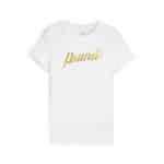 PUMA ESS+ SCRIPT Metallic Tee G - Image 3