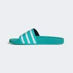 ADIDAS ADILETTE            CGREEN/FTWWHT/CGREEN - Image 2
