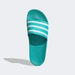 ADIDAS ADILETTE            CGREEN/FTWWHT/CGREEN - Image 3