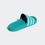 ADIDAS ADILETTE            CGREEN/FTWWHT/CGREEN - Image 6