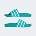 ADIDAS ADILETTE            CGREEN/FTWWHT/CGREEN - Image 9
