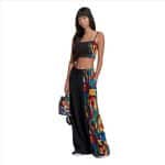 ADIDAS CROP TOP            BLACK/MULTCO - Image 5