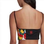 ADIDAS CROP TOP            BLACK/MULTCO - Image 6