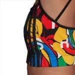 ADIDAS CROP TOP            BLACK/MULTCO - Image 7